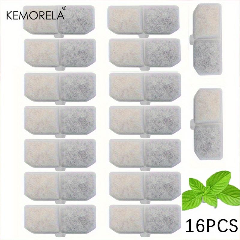 Filtri in Carbone Attivo da 10/16 Pezzi per Fontanella d'Acqua per Animali Domestici Sostituzione 113x43mm Nucleo in Resina Compatibile con Dispenser Intelligenti per Gatti Cani