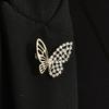 Butterfly Pin For Women With Hollow Metal Design Perfect For Fall Winter Outerwear Accessory