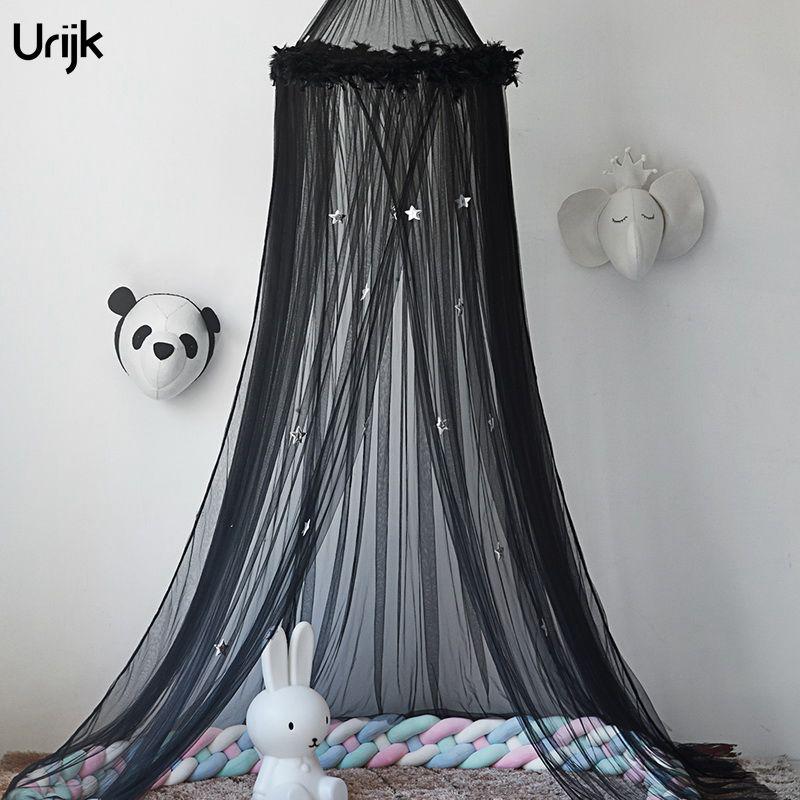 Buy Circular Baby Bed Mosquito Net Dome Hanging Mesh Black White Pink