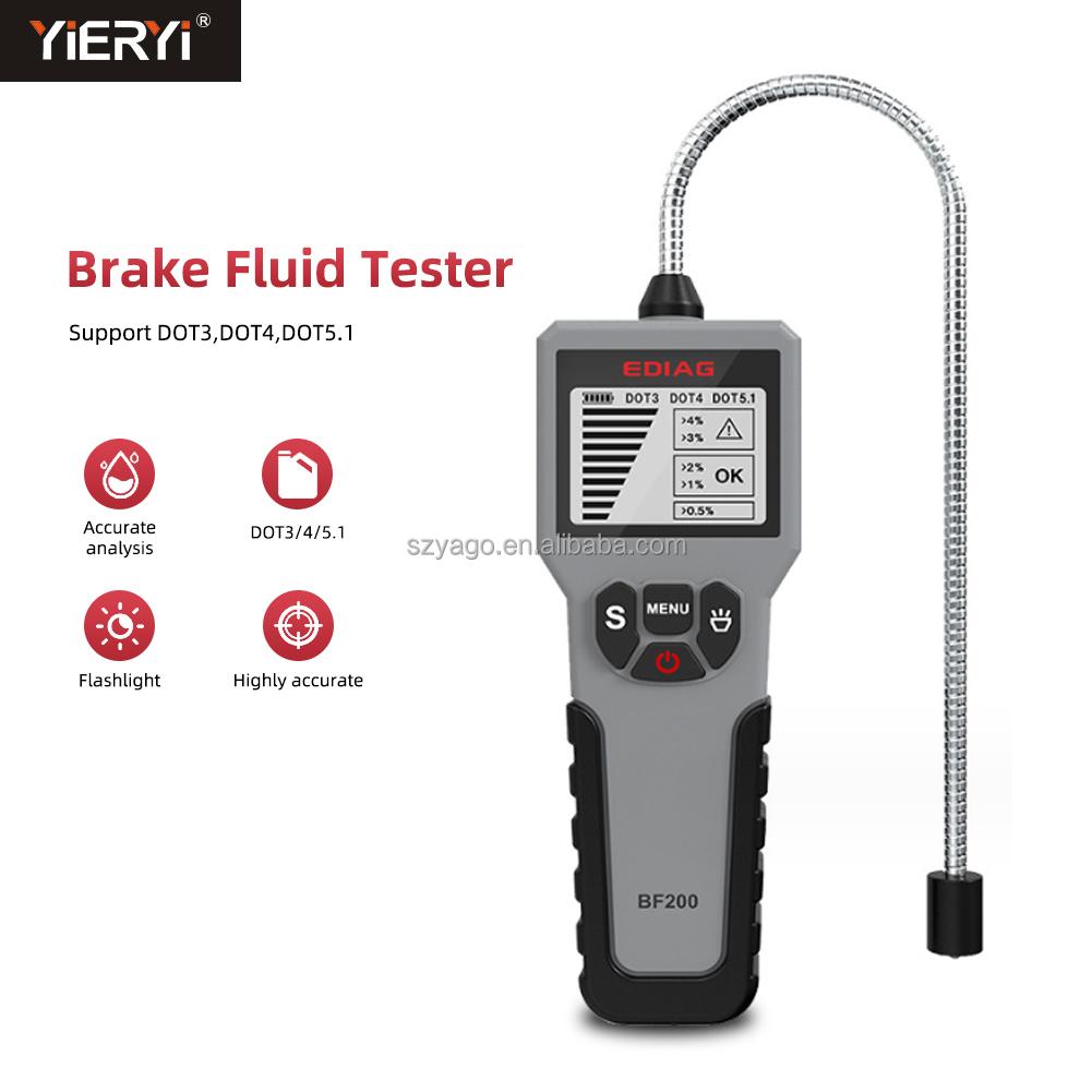Ediag BF200 Brake Fluid Tester Pen With 5 LED Car DOT3 BF 200 Tester Support DOT3, DOT4, DOT5.1