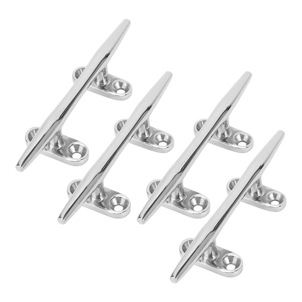 KIMISS 5" Boat Cleats 316 Stainless Steel Heavy Duty Rope