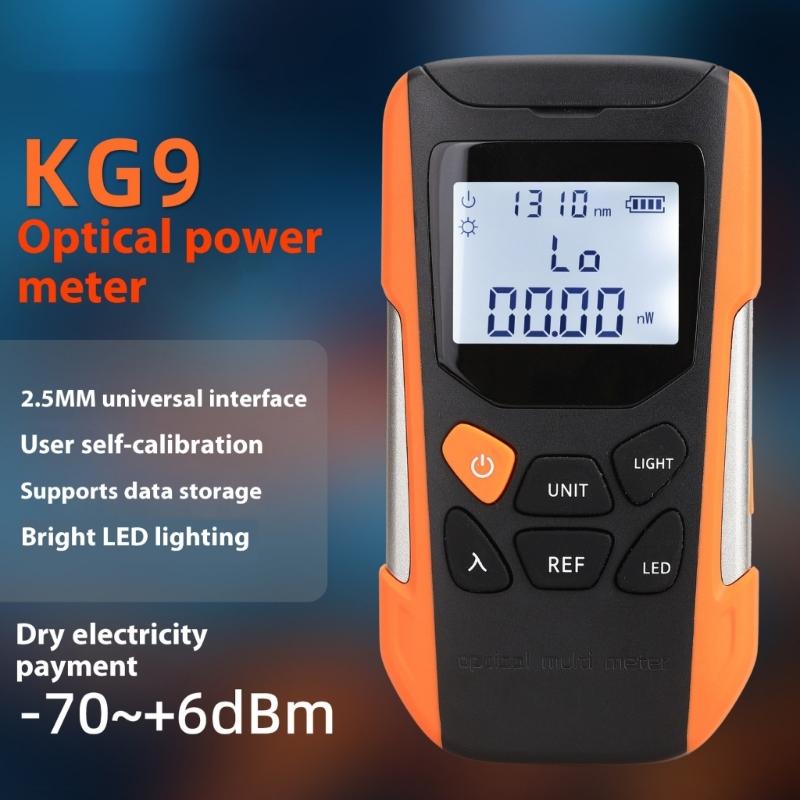 Portable Opticals Power Meter Featuring LED Flashlights And User Calibration For Accurate Attenuation Measurement