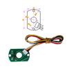 Double Hall magnetic encoder steel pipe motor code disc bobbin motor speed direction sensor tail shaft 5mm