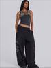Unisex Vintage Y2K Oversized Wide Leg Joggers Women Sweatpants Streetwear Loose Casual Gym Yoga High Waist Pants