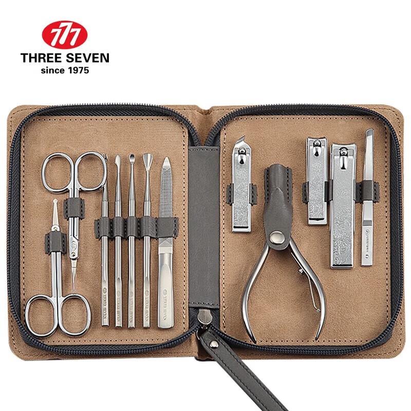 THREE SEVEN 9-Piece Anti-Splash Nail Clipper Set