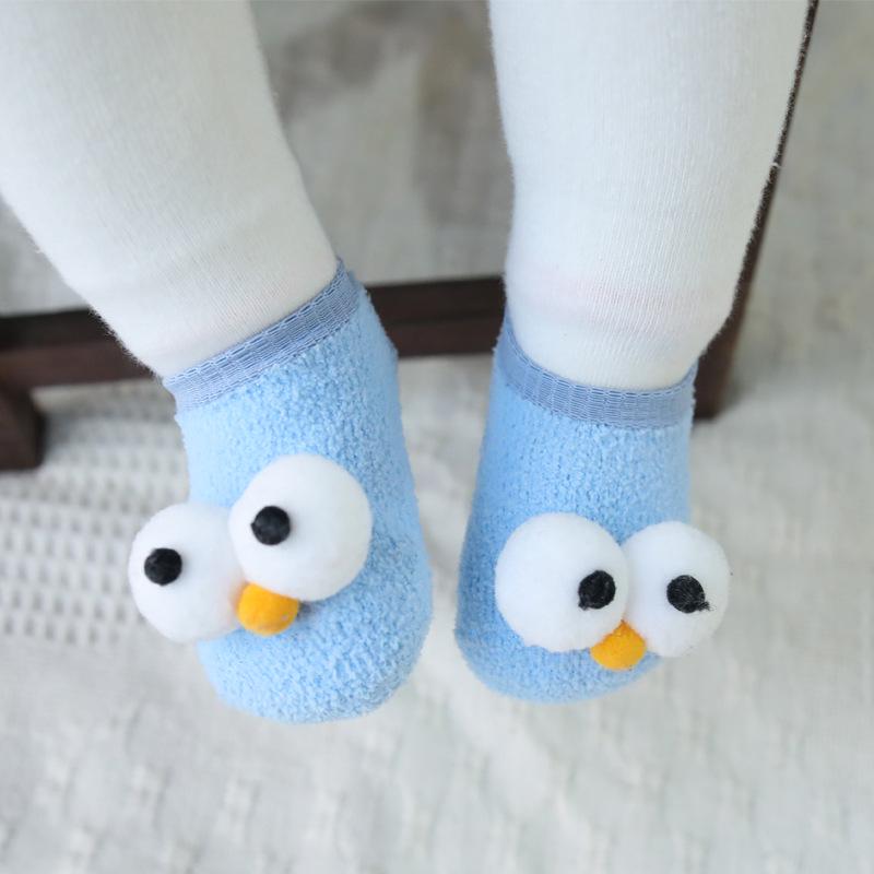 Sasairy 1 Pair Toddler Baby Anti-slip Sock Infant Cartoon Animal Indoor Floor Socks Sasairy 1 Pair Toddler Baby Anti-slip Sock Infant Cartoon Animal Indoor Floor Socks
