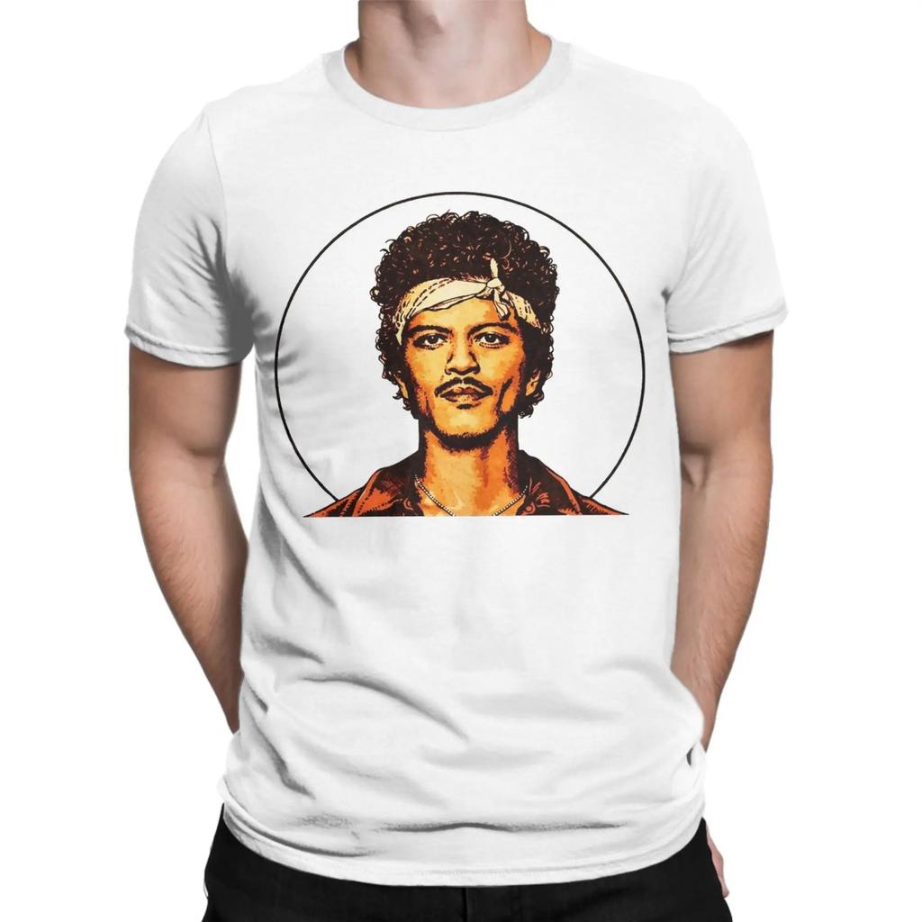 Men's Bruno Mars The Romantic Tour 2026 T Shirt 100% Cotton Clothing Fun Short Sleeve Crewneck Tee Shirt 6XL T-Shirt