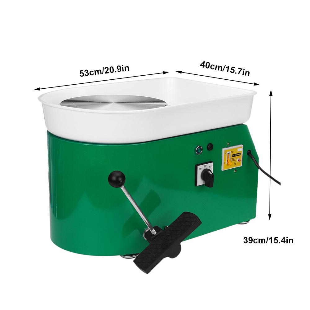 25cm 700W Brushless Electric Pottery Wheel Machine Ceramic Shaping Tool Pottery Art Machine for Student and Amateur