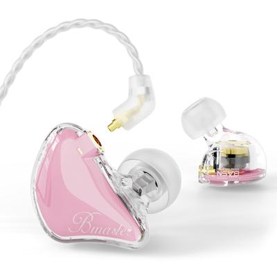 BASN Bmaster IEM Monitor Trippel Drivrutin Inkluderar 2 Löstagbara MMCX för Kanaltyp Sladdbundna Hörlurar Hörlurar, In-Ear Monitorer, Kablar,