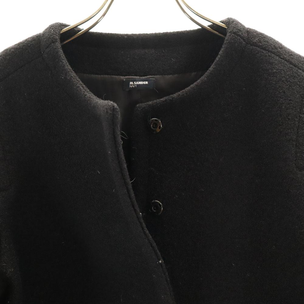 Jil Sander Navy Made In Italy No Color Coat 34 Black Women Used