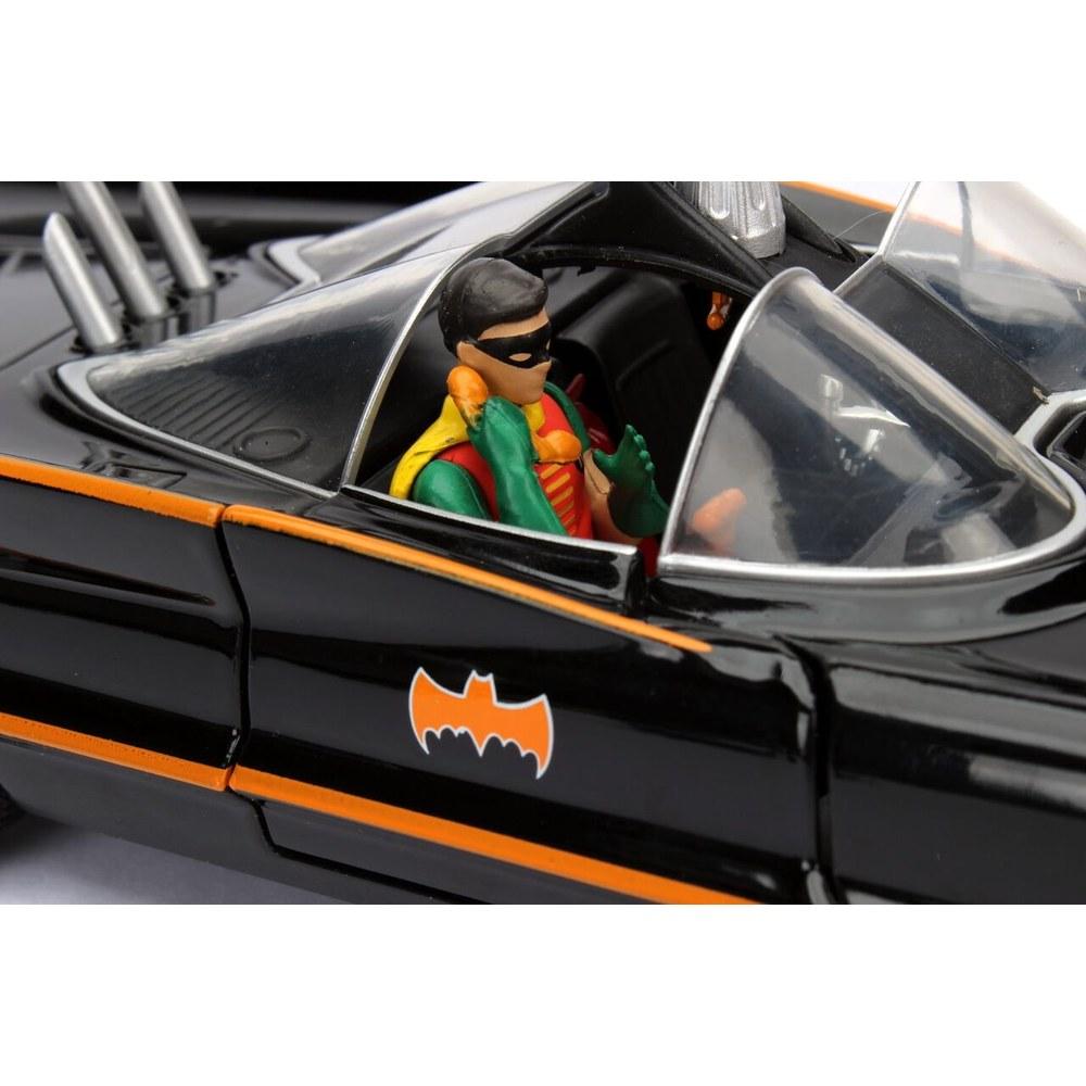 Jada 1966 Classic TV Series Batmobile Diecast Model Car 1:24 Scale with Batman