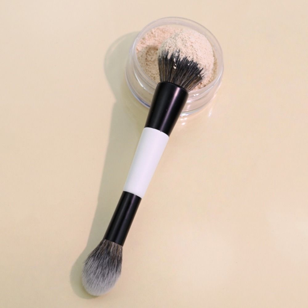 Doppelendiger F4 Kontur-Gesichtspinsel Mehrzweck Hohe Deckkraft Make-up Pinsel Kosmetik Beauty Puder Rouge Pinsel Make-up Werkzeuge