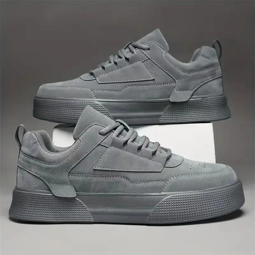 Retro Men's Casual Work Shoes, Men's Skateboarding Shoes, Wear-resistant and Shock-absorbing Sports Training Shoes, Flat Shoes