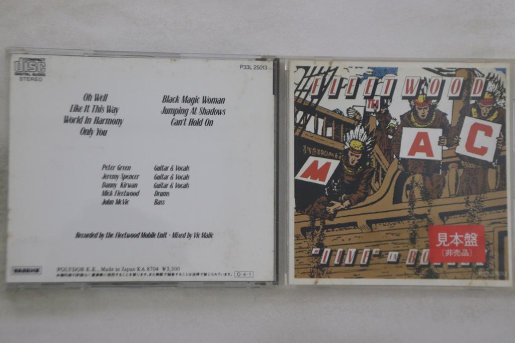 CD FLEETWOOD MAC - Live In Boston P33L25013 VARRICK 1987 Japan Rock Used