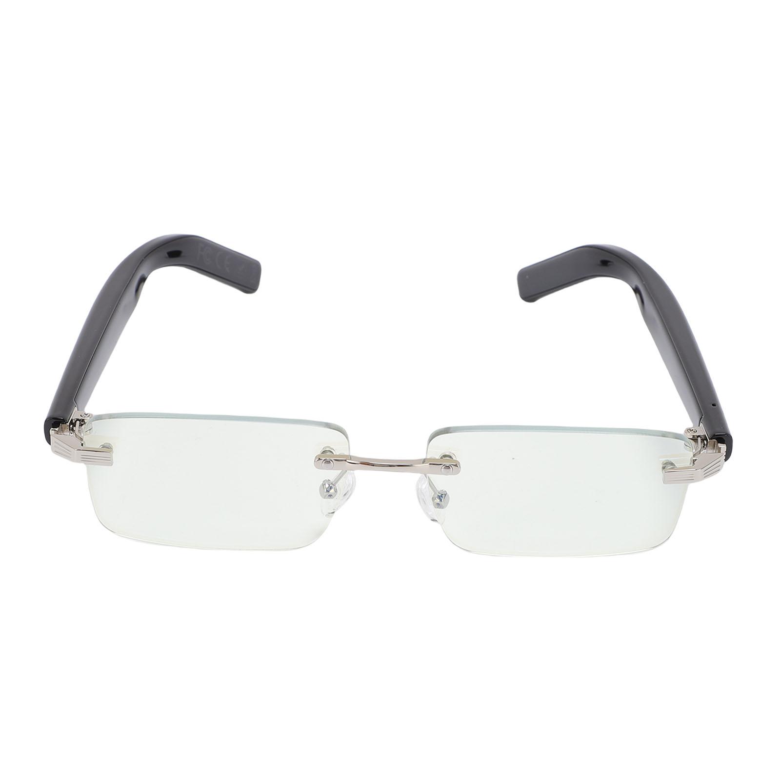 

Очки для перевода с ИИ Bluetooth 5.3 144 языка в реальном времени Безободковые умные очки-переводчики с линзами, блокирующими синий свет