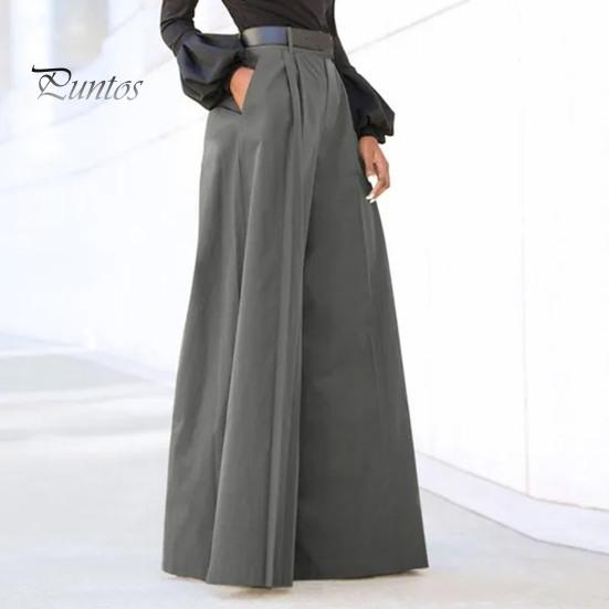 Dámské Jednobarevné Široké nohavice Kalhoty s vysokým pasem Rozšířené kalhoty Elegantní Dojíždění Neformální Dlouhé kalhoty Pracovní oděv