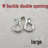 S925 Sterling Silver Question Mark Clasp for DIY Necklace and Bracelet Jewelry Making