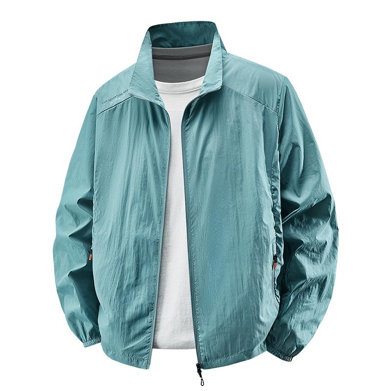 Dad Summer Sunscreen Clothes Middle-aged Men's Breathable Jacket