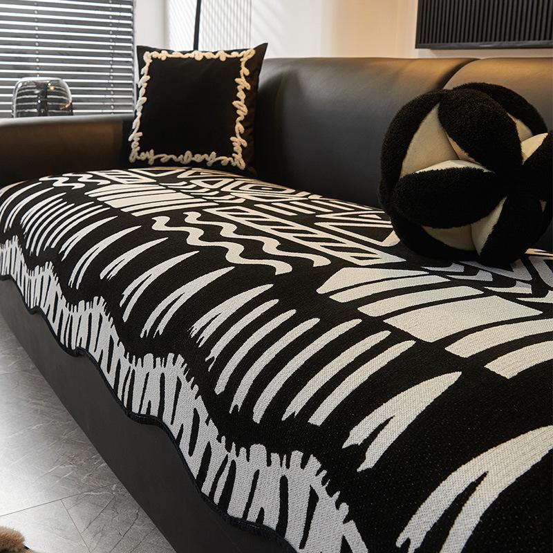 Bohemian Sofa Cushion Universal Four-Season Special-Shaped Sofa Seat Cushion Chenier Sofa Cover Non-Slip Sofa Cover