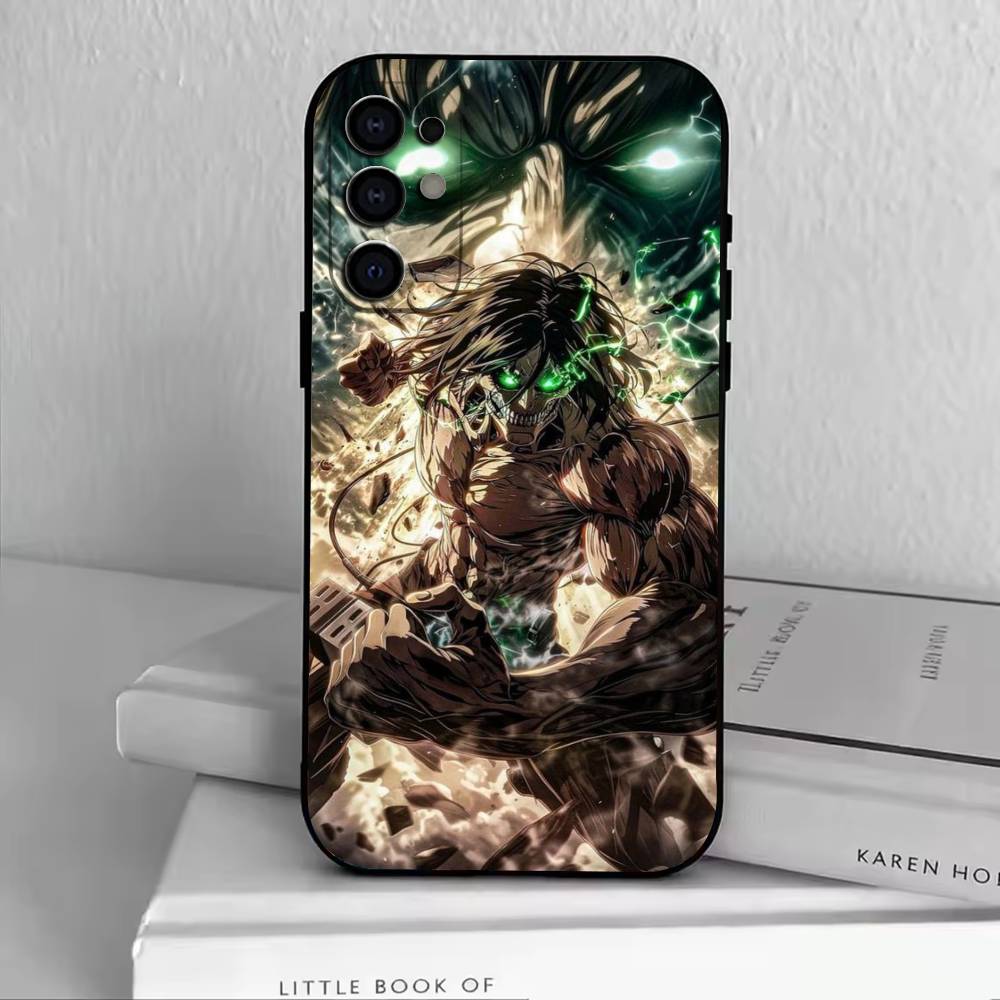 A-Attack Titan  Phone Case For Samsung S25,S24,S21,S22,S23,S30,Ultra,S20,Plus,Fe,Soft Silicone Black Cover