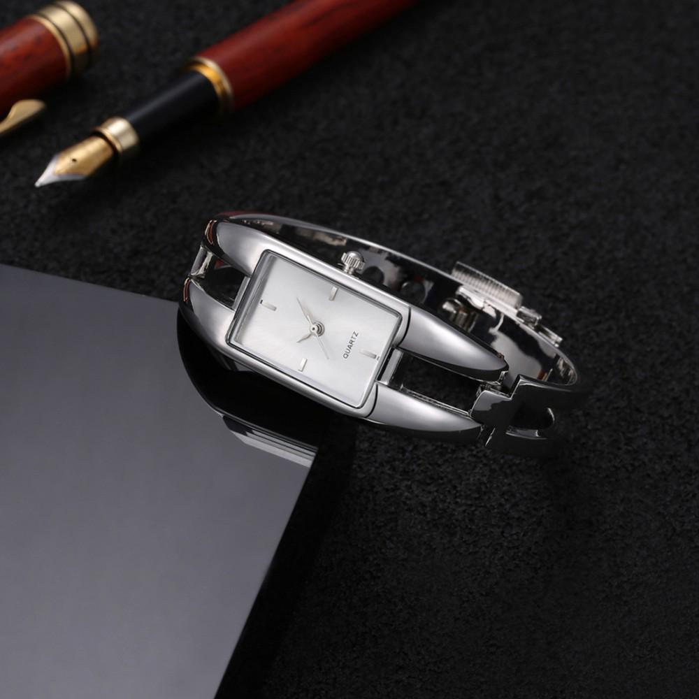 Luxury Women Watch Bracelet Quartz Watches Hollow Slim Band Bangle Watches Beauty Designer Clock