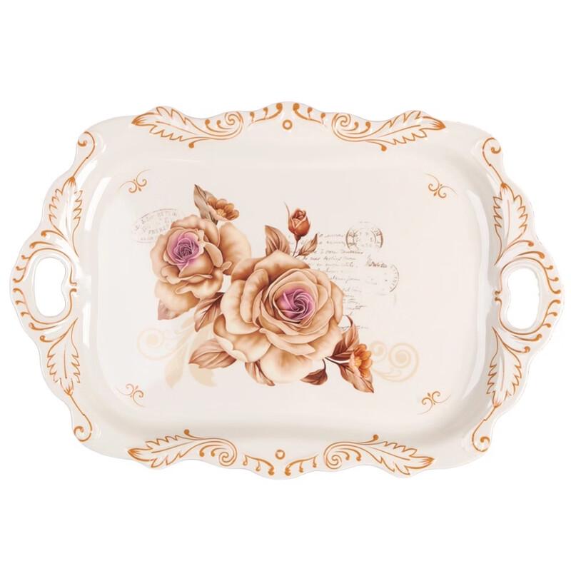 

Rose Gold Rectangular Melamine Serving Tray