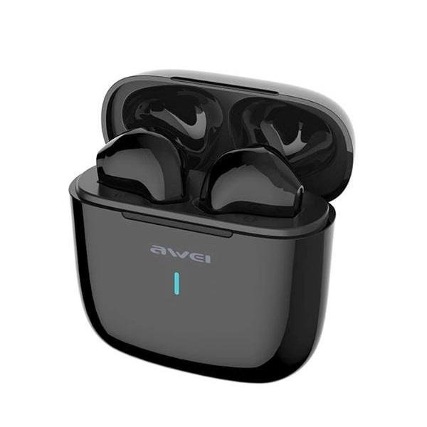 Słuchawki Bluetooth AWEI T26 TWS z stacją dokującą Czarne