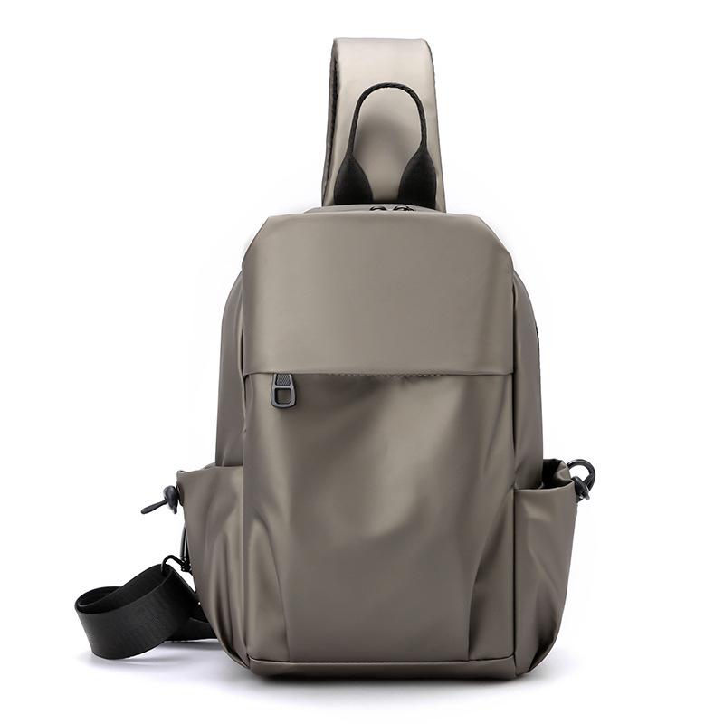 TS JYL laptop bag,2022 Crossbody Bag USB Charging Leisure Sports Chest Bag Men Shoulder OneSize серый