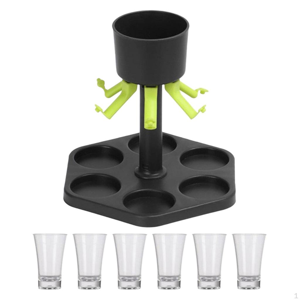 Beer Tasting Cup Tray, Serving Tray Drinks Storage Rack, Sampler Carrier Glass