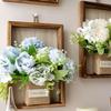 Simulated Flower Wall Hanging Picture Frame 3D Handmade Imitation Flowers Decoration  Wall Hanging