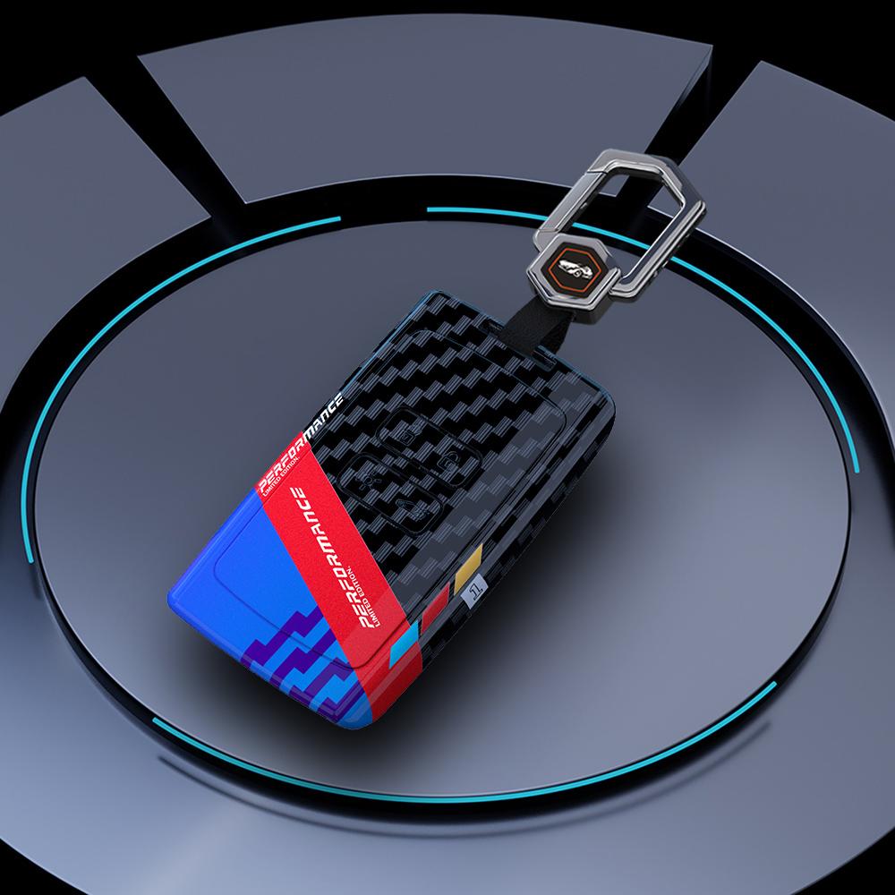 Carbon Abs Key Case Cover For Renault Austral Kadjar Clio Megane Captur Arkana Koleos Zoe Scenic Dacia Sandain Accessories