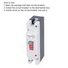 Circuit Breaker 1P MCCB Solar Battery     Isolator Protector 125A 250V  