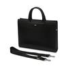 Daks Black Solid Cowhide Briefcase Dbba6f333bk