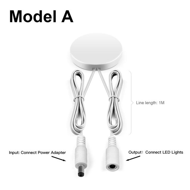 DC12V 5A Behind Wood Wireless Human Sensor Switch DIY Wine Cabinet Closet Mirror LED Night Light For Bathroom Kitchen Washroom