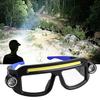 Multifunctional Eyeglass Light, XTE USB Rechargeable LED Head Lamp for Outdoor, 5 Lighting Modes Hands Free Work Light for Night Fishing