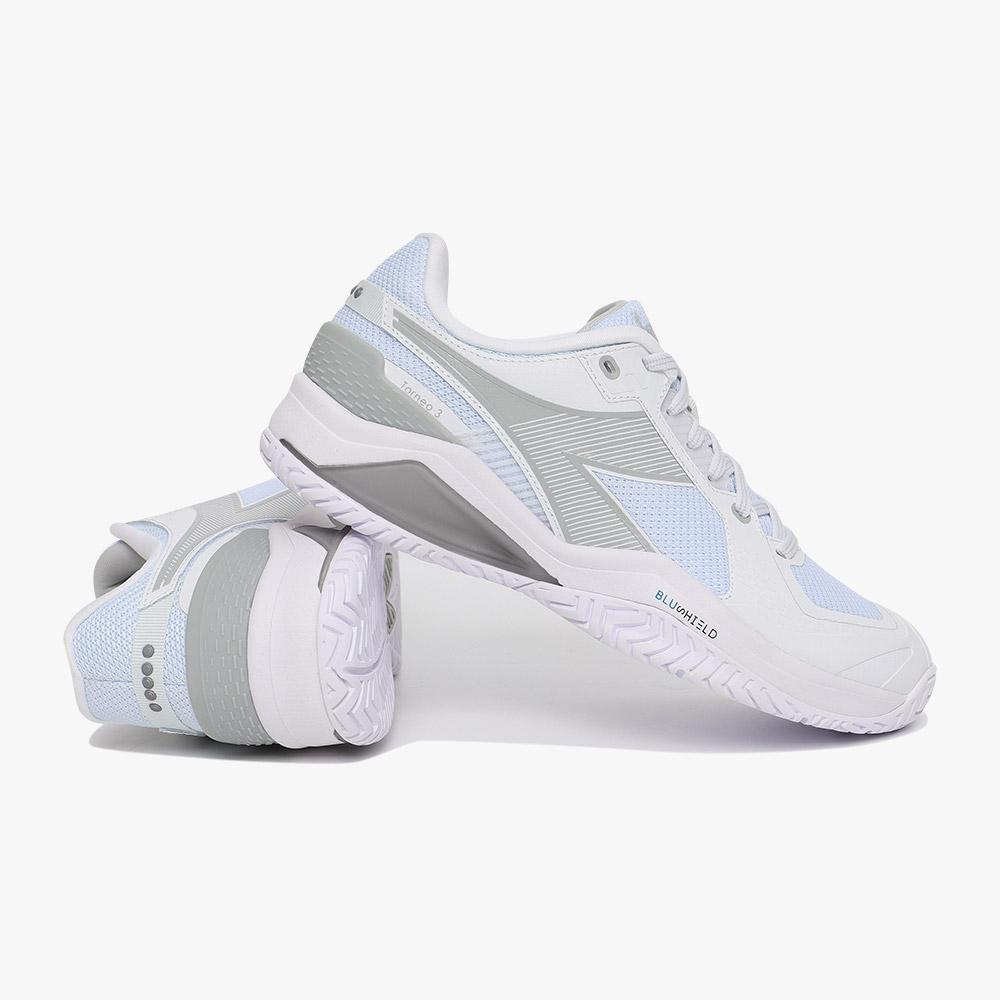 Diadora Blue Shield Torneo 3 Ag Women'S White