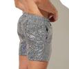 Men Gym Shorts Drawstring Elastic Waist Sequin Solid Color Soft Breathable Quick Dry Fitness Jogging Exercise Beach Sportswear Shorts