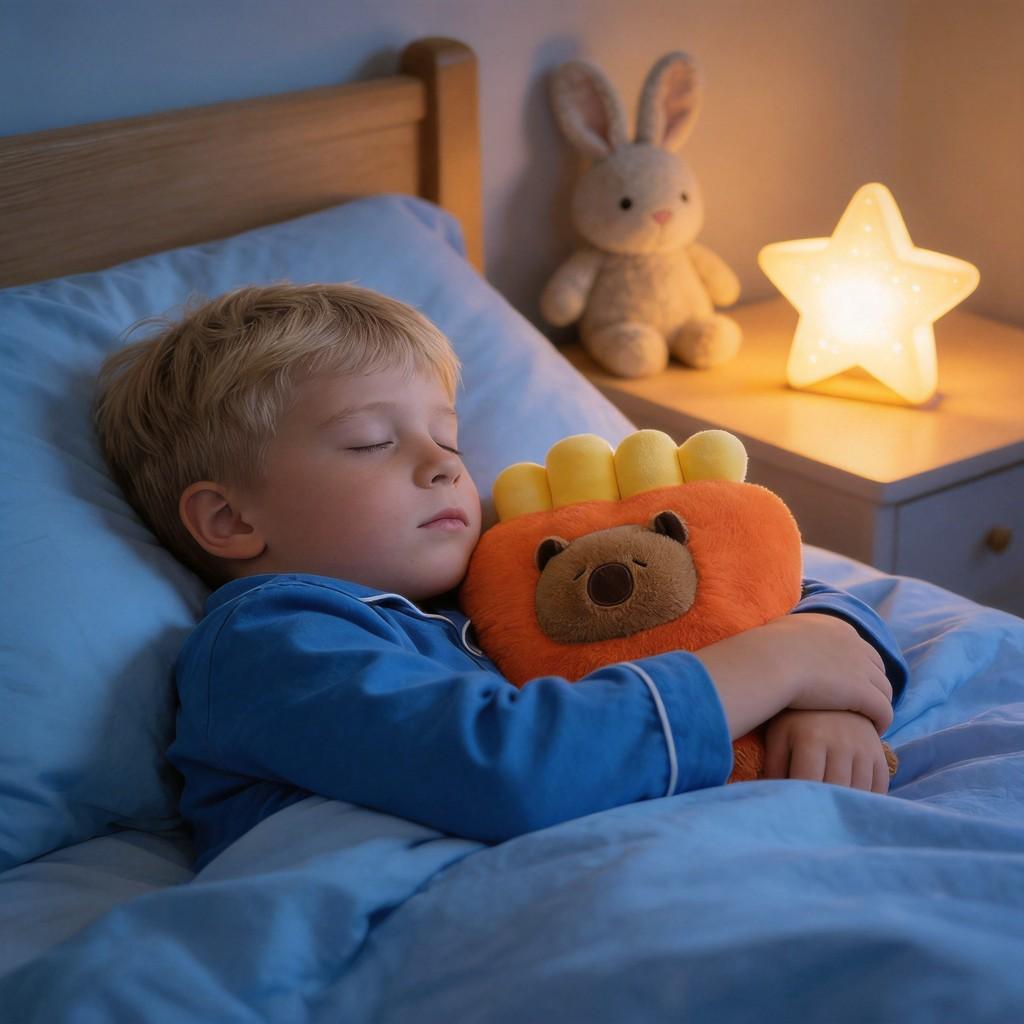 Peluche Hamburger con Cotone Soffice per Bambini e Ragazzi Regalo