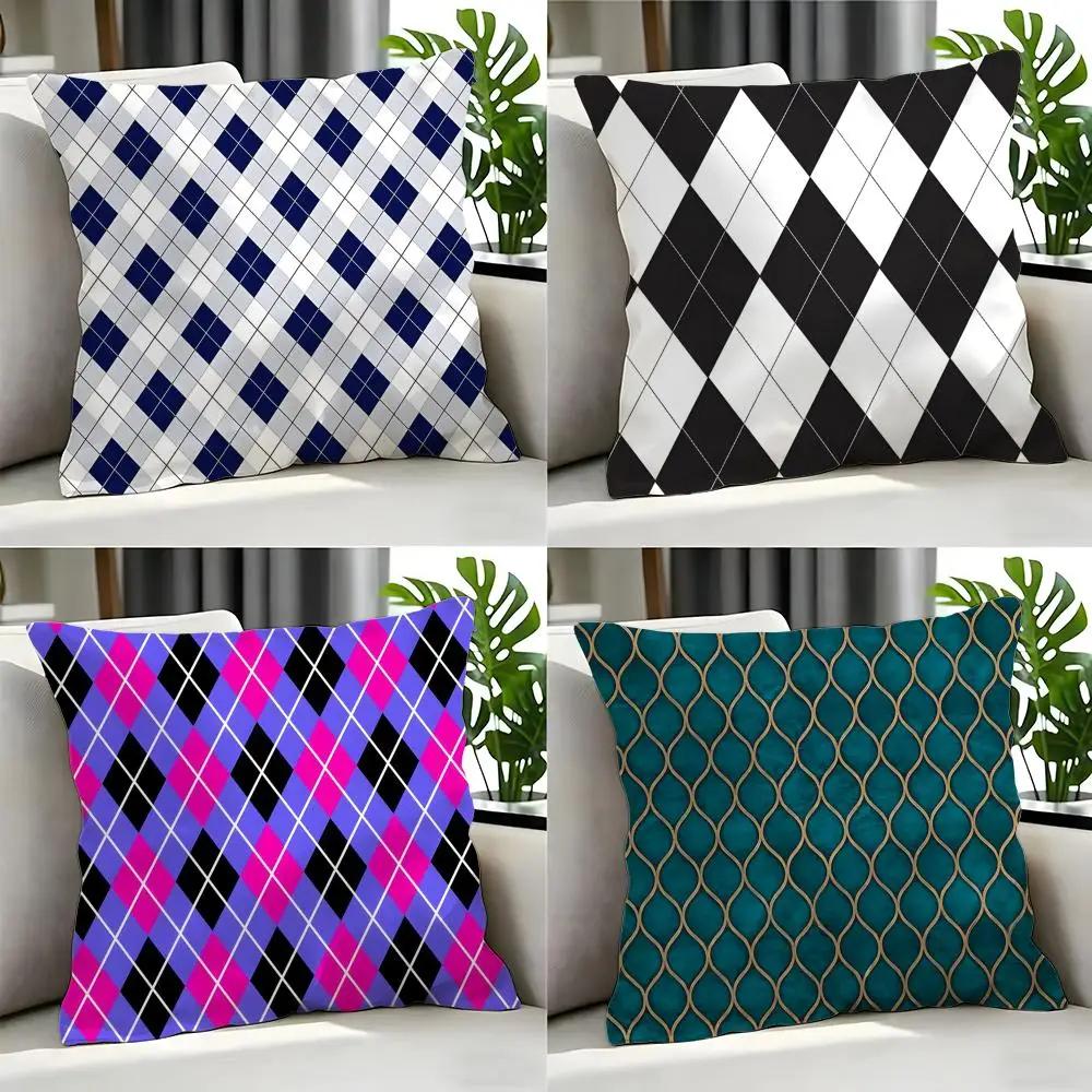 Art DDiamond Patterned Cushion Cover Cushion Cover Set Pcs X X X Pillowcase Decorative Sofa Home Decor