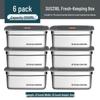 316 Stainless Steel Refrigerator Food Storage Container with Lid