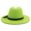 Fedoras Hat Winter Women Hats Men Felt Hat Belt Luxury Fashion Casual Wedding Decorate Men Women Jazz Cap Chapeau Femme Bonnet