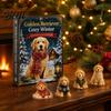 Winter Theme Pendant Set Dog Advent Calendars 2026, 2D Acrylic Ornaments Christmas Countdown Calendar, Creative Holiday Gift Box Cute Flat Puppy