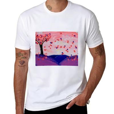 Tree of Love T-Shirt Printed T Shirts for Man T Shirt for Man 100 Percent Cotton Funny T Shirts Dark Humor T-Shirt