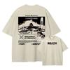 Tricouri Vintage Y2k cu Mânecă Scurtă cu Imprimeu Anime Bleach Zaraki Kenpachi Manga Vintage Spălate Oversized Bumbac Îmbrăcăminte Unisex