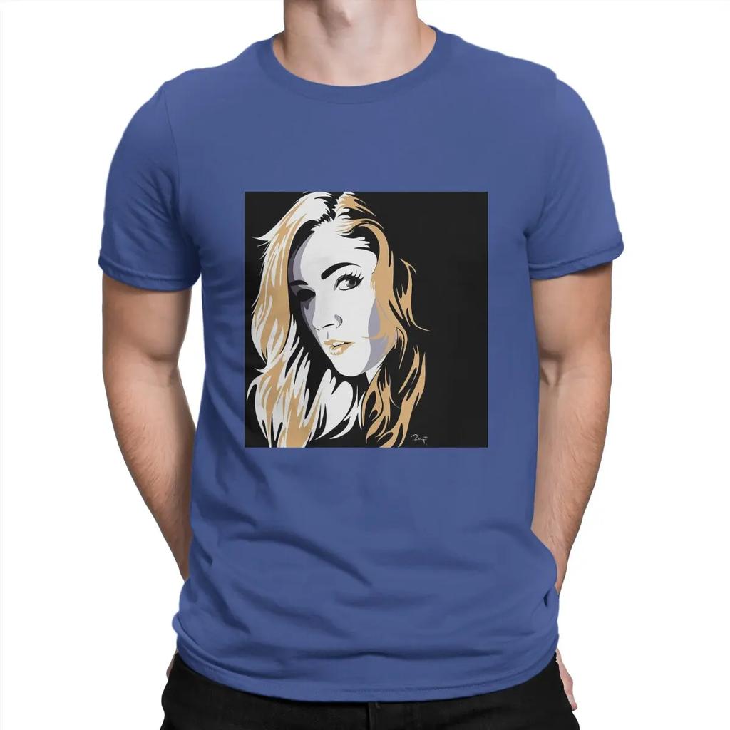 Chrissy T Shirts Men Pure Cotton Vintage T-Shirts Round Neck Chrissy Costanza Tee Shirt Short Sleeve Tops