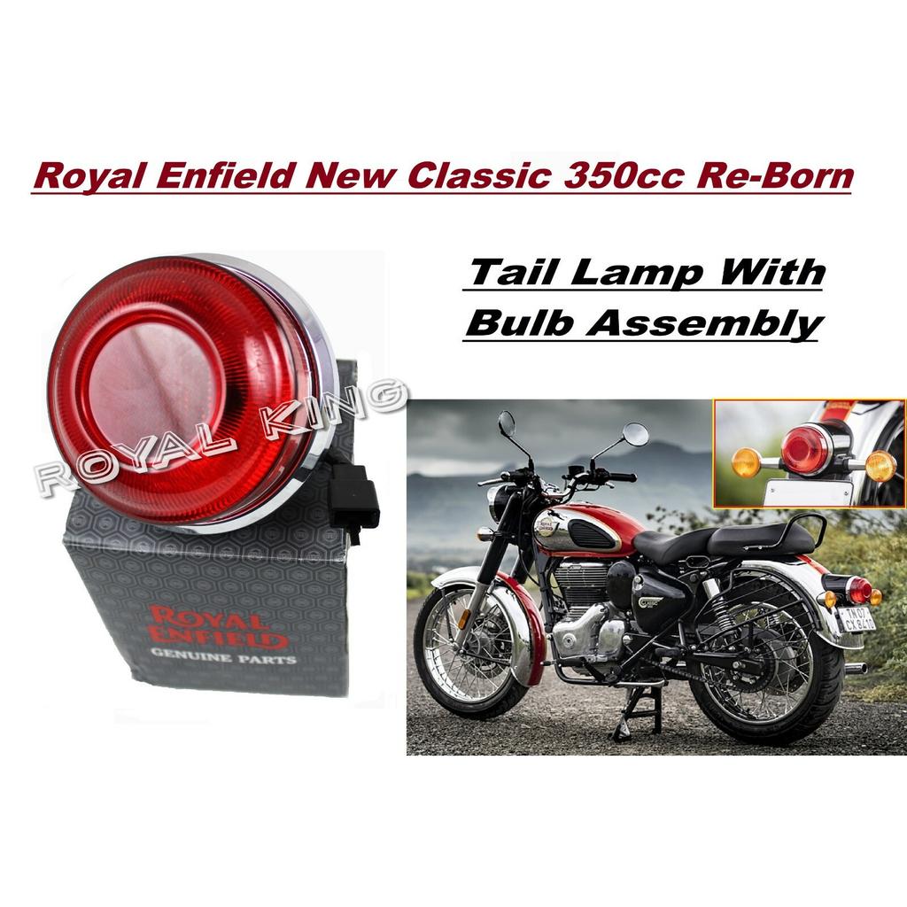 Royal Enfield "Tail Lamp With Bulb Assembly" Rear For "New Classic 350cc" Reborn
