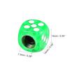 X AUTOHAUX Tire Valve Dice Wheel Air Stem Cap Cover Universal for Car Truck Motorcycle Motorcycle Motorcycle 4pcs Green