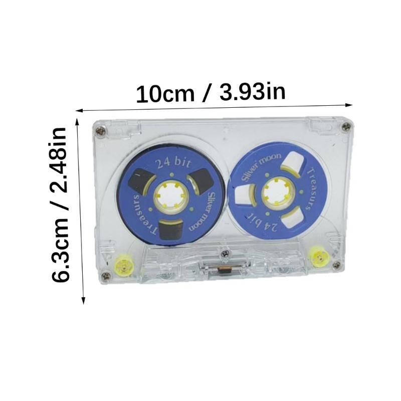 Reusable Blank Cassette Tape 54 Minutes Strong Plastic Blank Tape Erasable Easy to Use for Sound Recording Devices