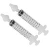 2 stk 10 ml sprøyte baby neseskyllemiddel silikon baby spedbarn neserens skylleenhet