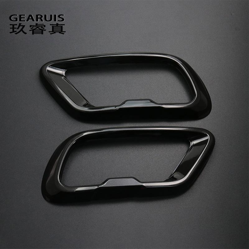 

Стайлинг автомобиля для BMW X5 X6 X7 G05 G06 G07, автомобильная рамка с хвостовым горлом, декоративные чехлы, наклейки, отделка выхлопной трубы чёрный